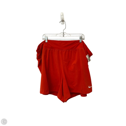 Athletic Shorts By Nike In Red, Size: 3x