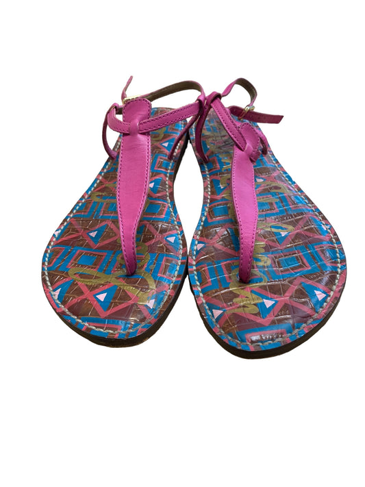 Sandals Flats By Sam Edelman In Multi-colored, Size: 9