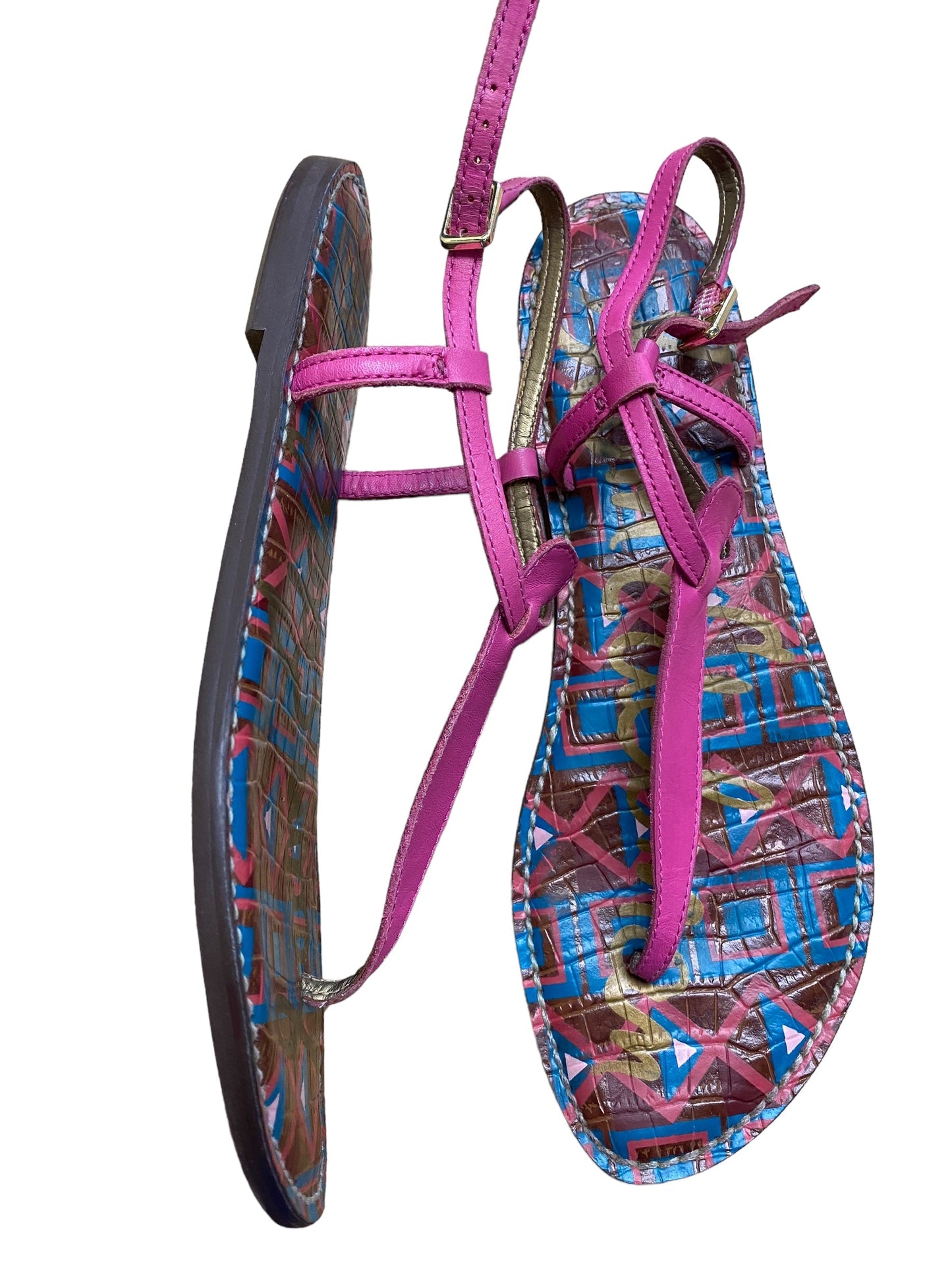 Sandals Flats By Sam Edelman In Multi-colored, Size: 9