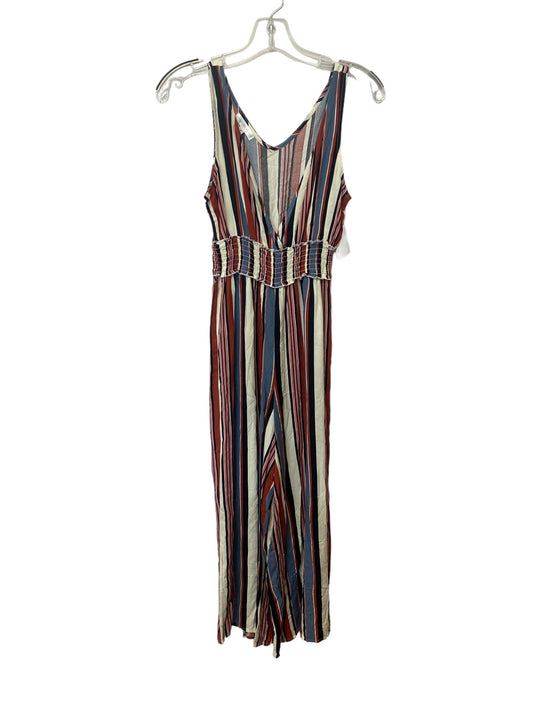 Striped Pattern Jumpsuit Clothes Mentor, Size S