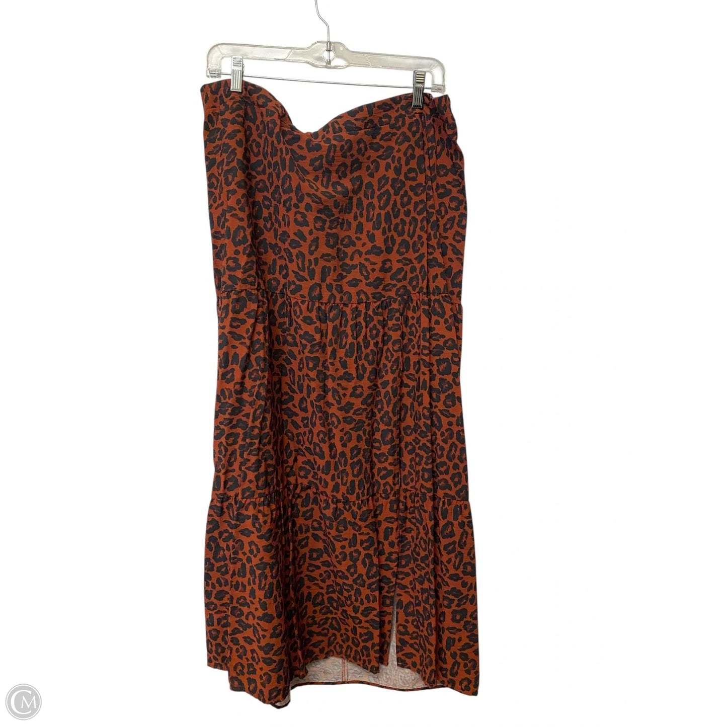 Skirt Maxi By Nine West In Animal Print, Size: Xl