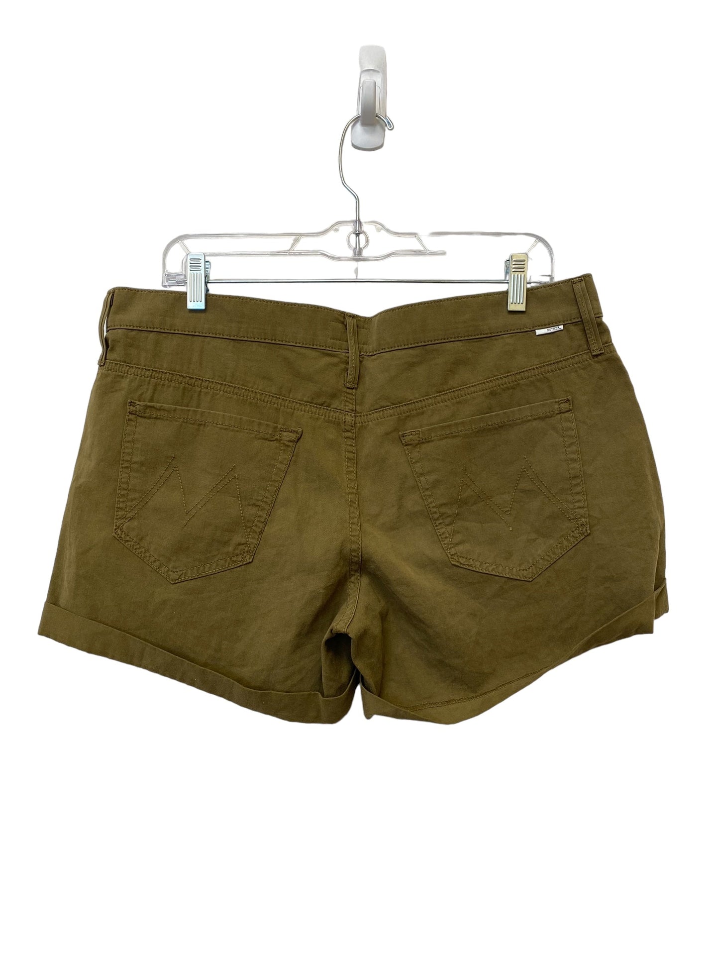 Green Shorts Mother, Size 29
