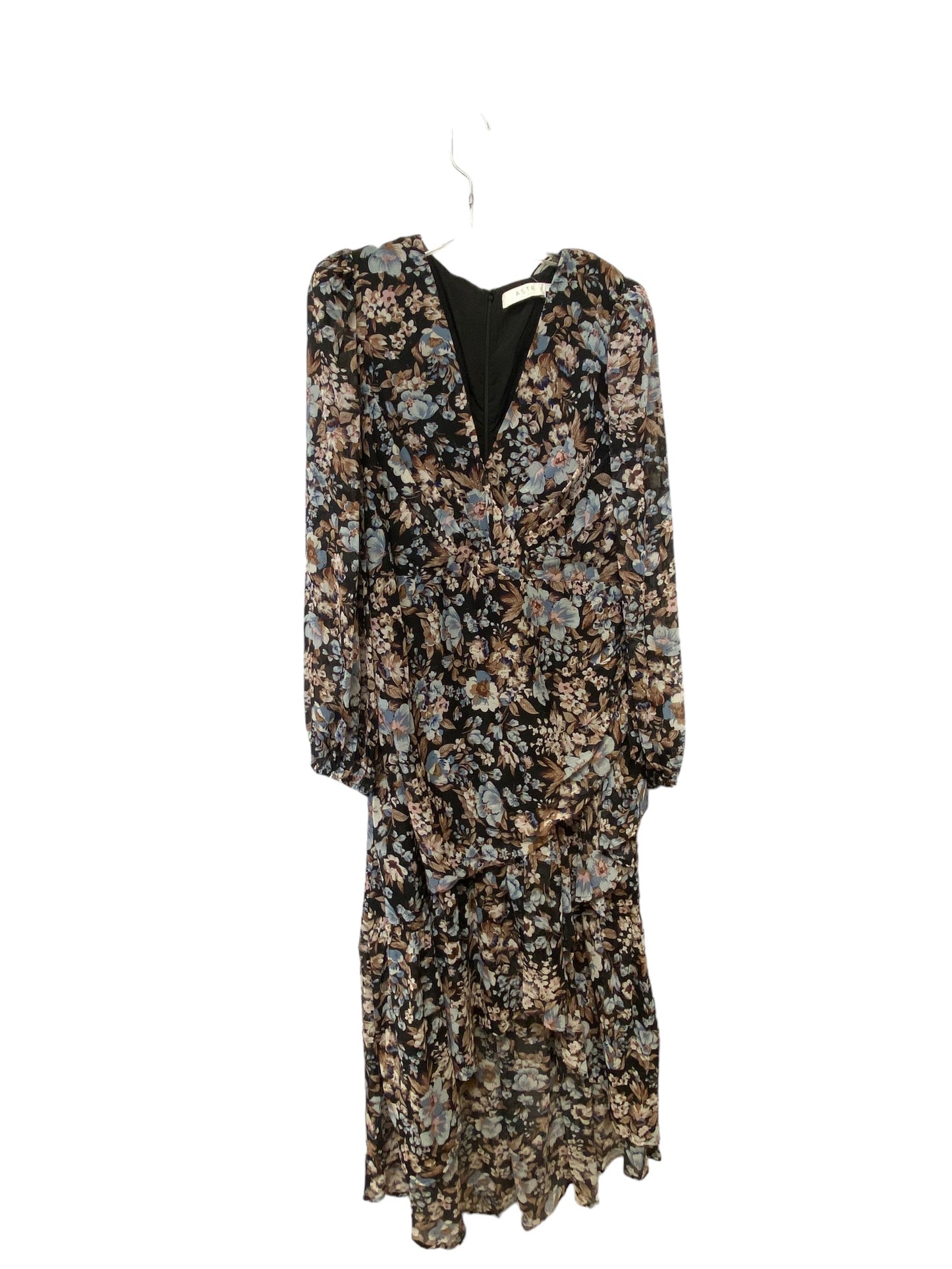 Floral Print Dress Casual Maxi Astr The Label, Size Xl