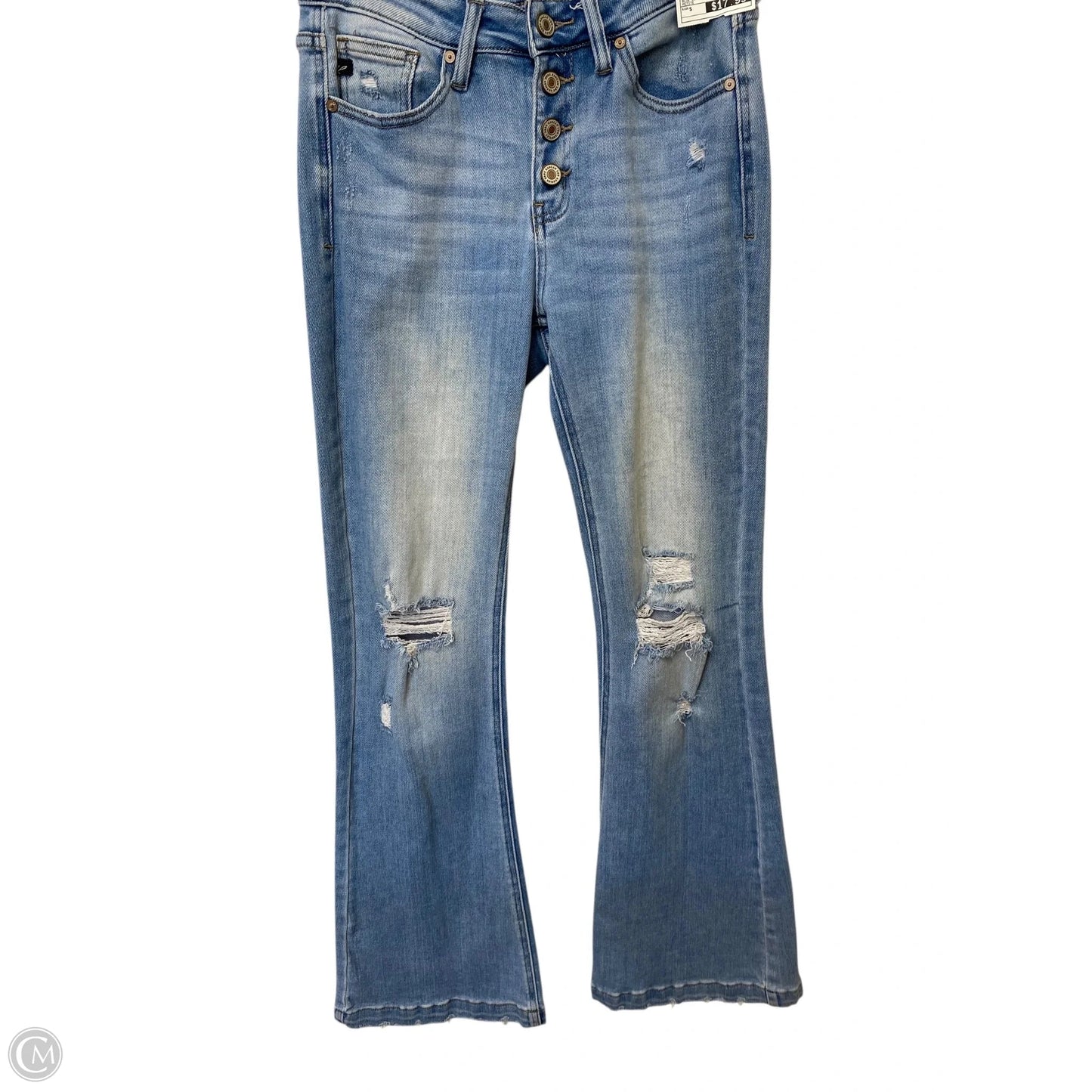 Jeans Boot Cut By Kancan In Blue Denim, Size: S