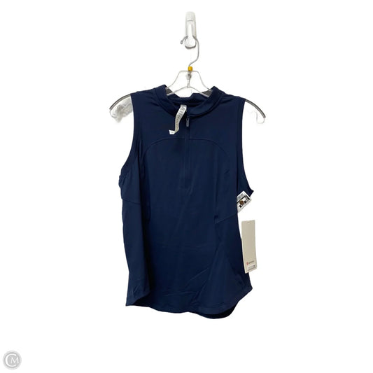 Athletic Tank Top By Lululemon In Blue, Size: 8