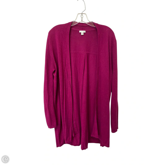 Cardigan By J. Jill In Purple, Size: L