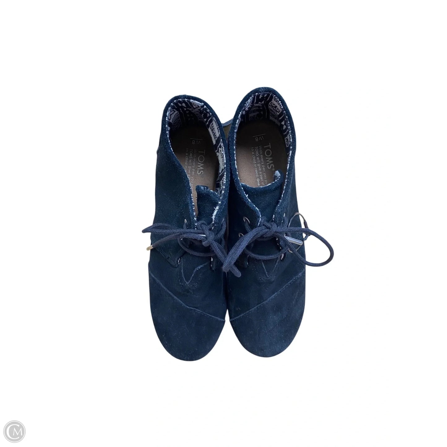 Shoes Heels Wedge By Toms In Black, Size: 8