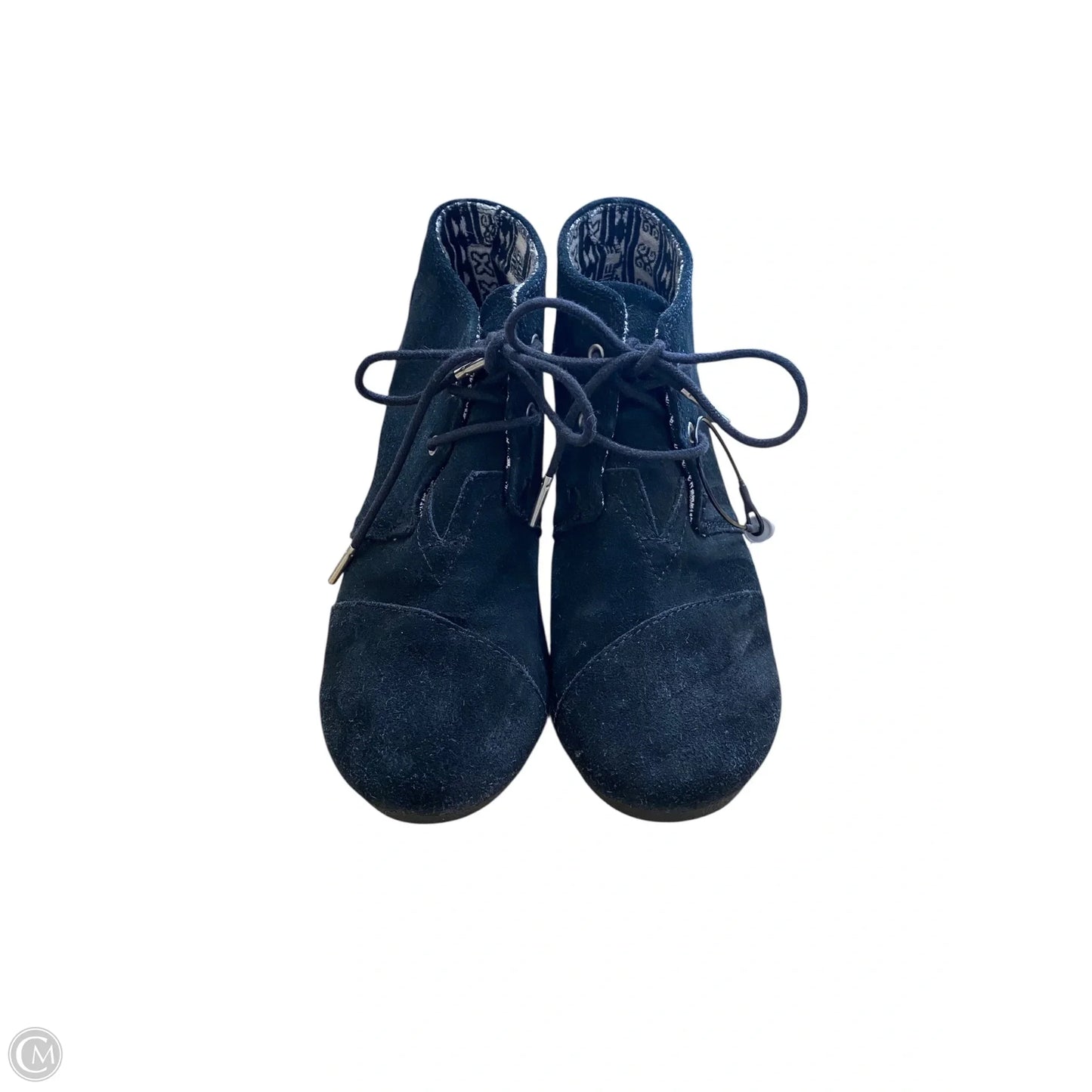 Shoes Heels Wedge By Toms In Black, Size: 8