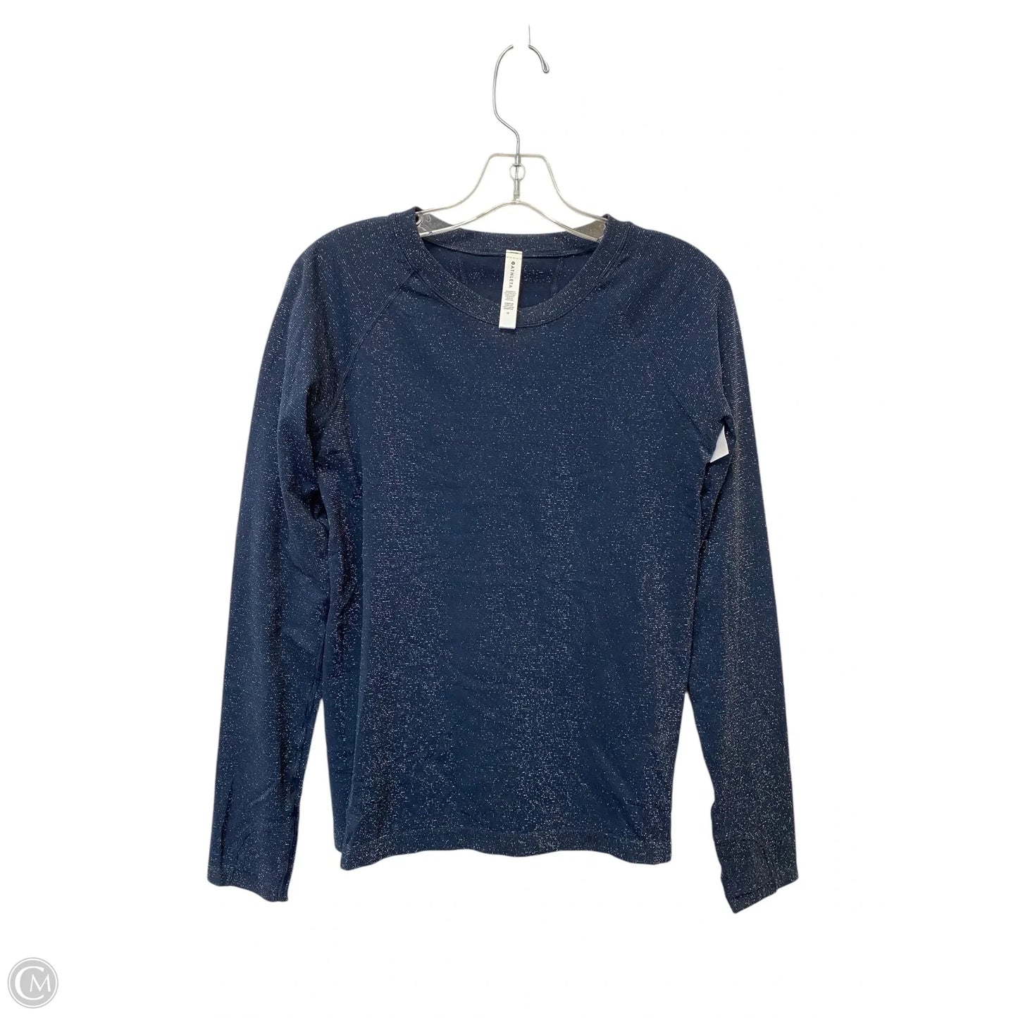 Athletic Top Long Sleeve Crewneck By Athleta In Blue, Size: M