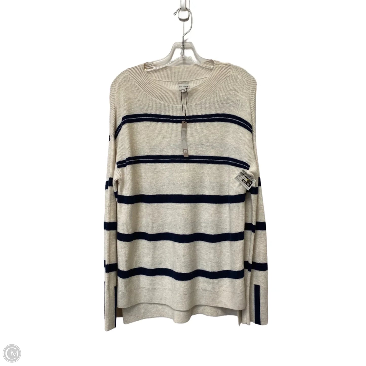 Sweater By Nic + Zoe In Striped Pattern, Size: M