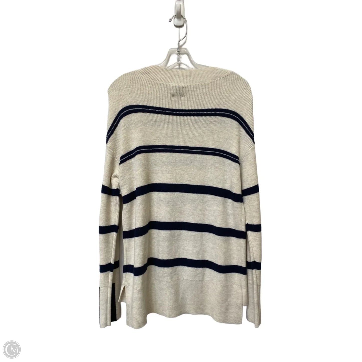Sweater By Nic + Zoe In Striped Pattern, Size: M