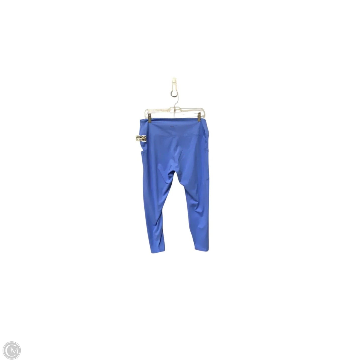Athletic Leggings By Nike Apparel In Blue, Size: Xxl