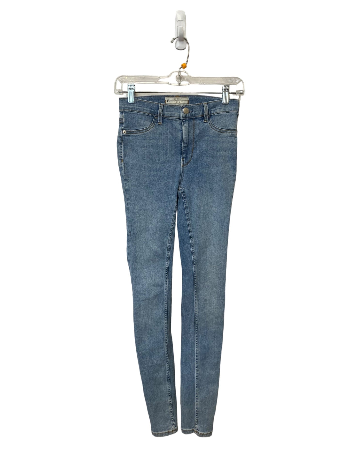 Jeans Skinny By Free People In Blue, Size: 0