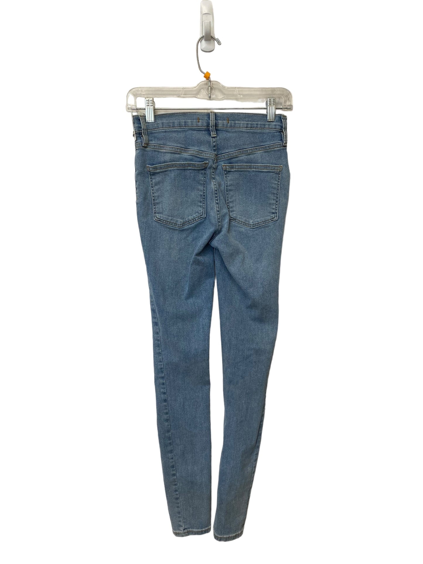 Jeans Skinny By Free People In Blue, Size: 0