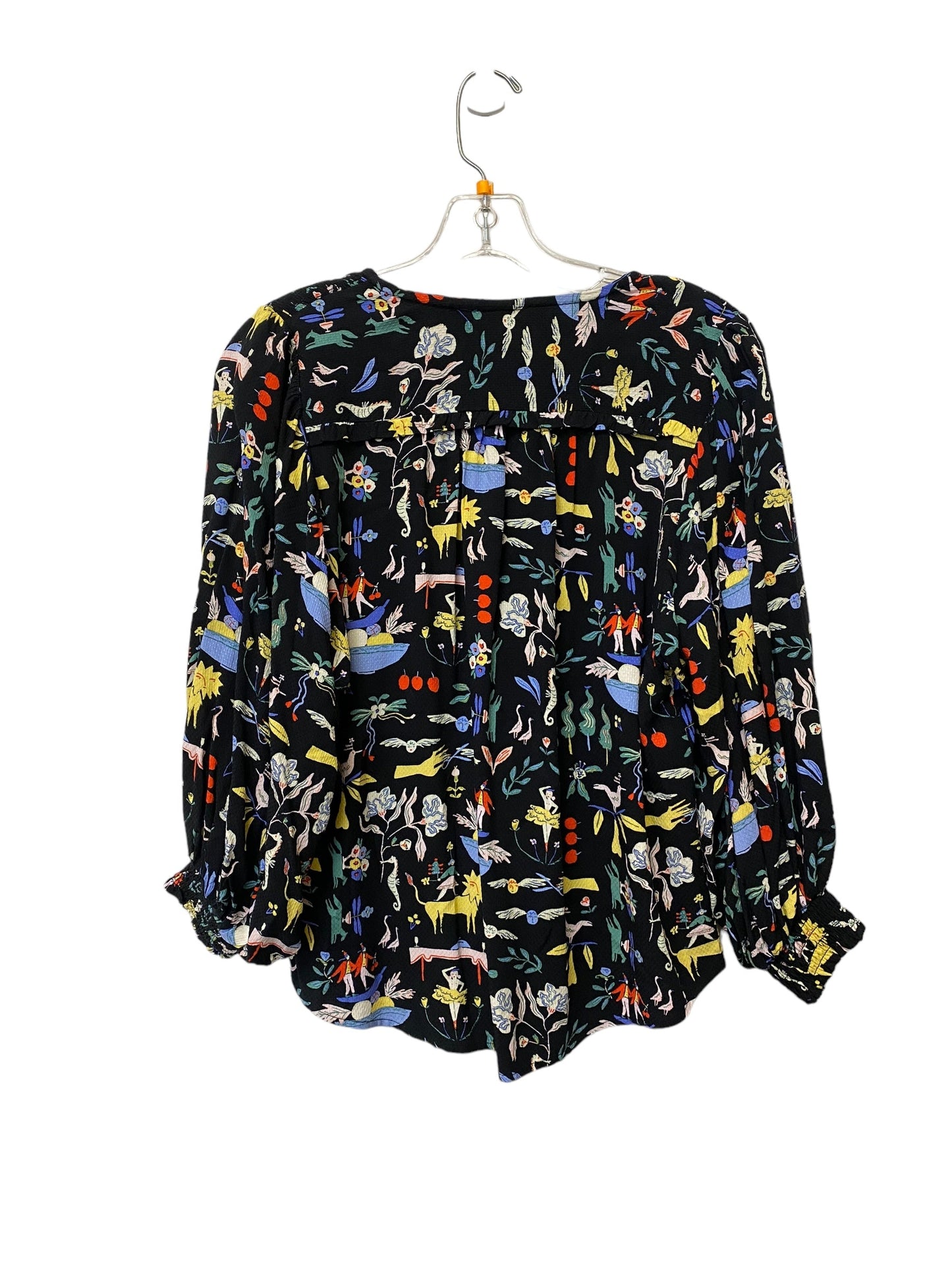 Top Long Sleeve By Anthropologie In Multi-colored, Size: Xs