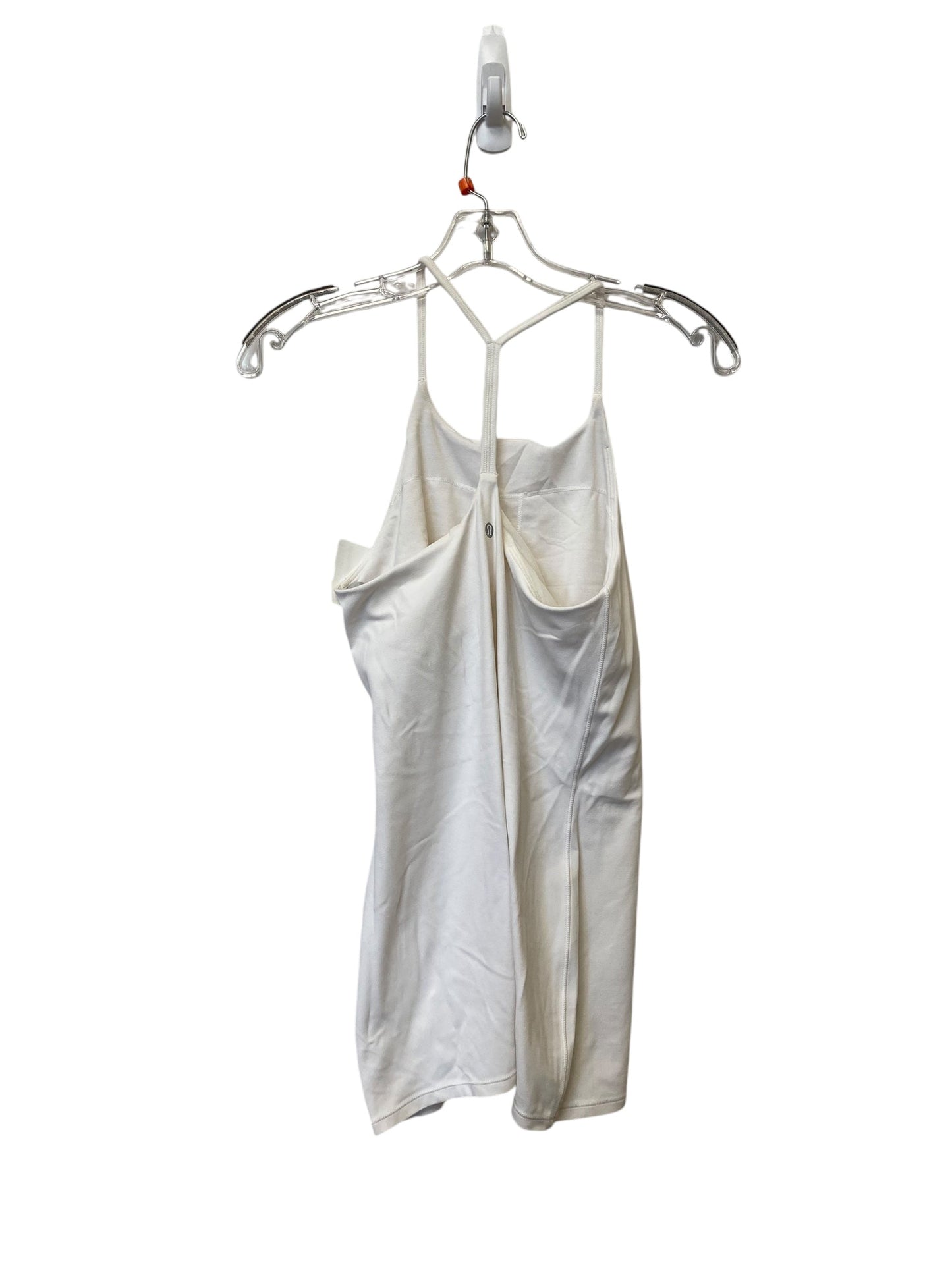 Athletic Tank Top By Lululemon In White, Size: S