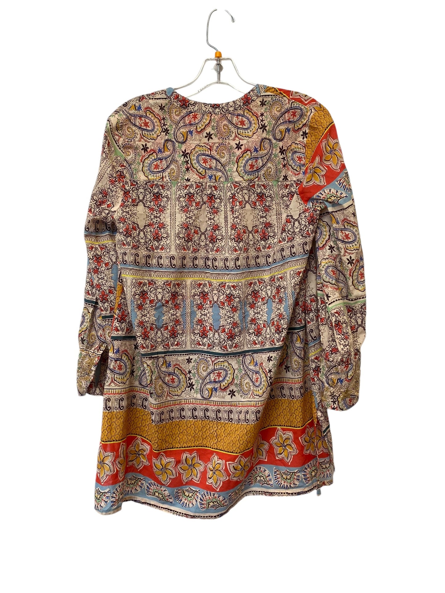 Top Long Sleeve By Johnny Was In Multi-colored, Size: Xs