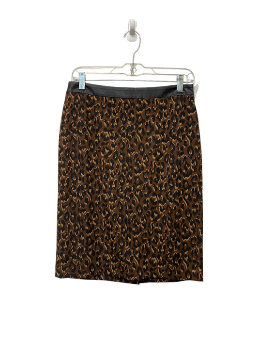 Skirt Midi By Talbots In Animal Print, Size: 4