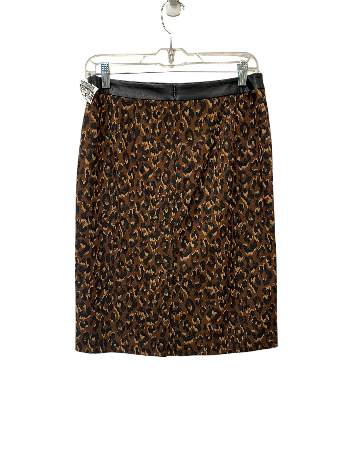 Skirt Midi By Talbots In Animal Print, Size: 4