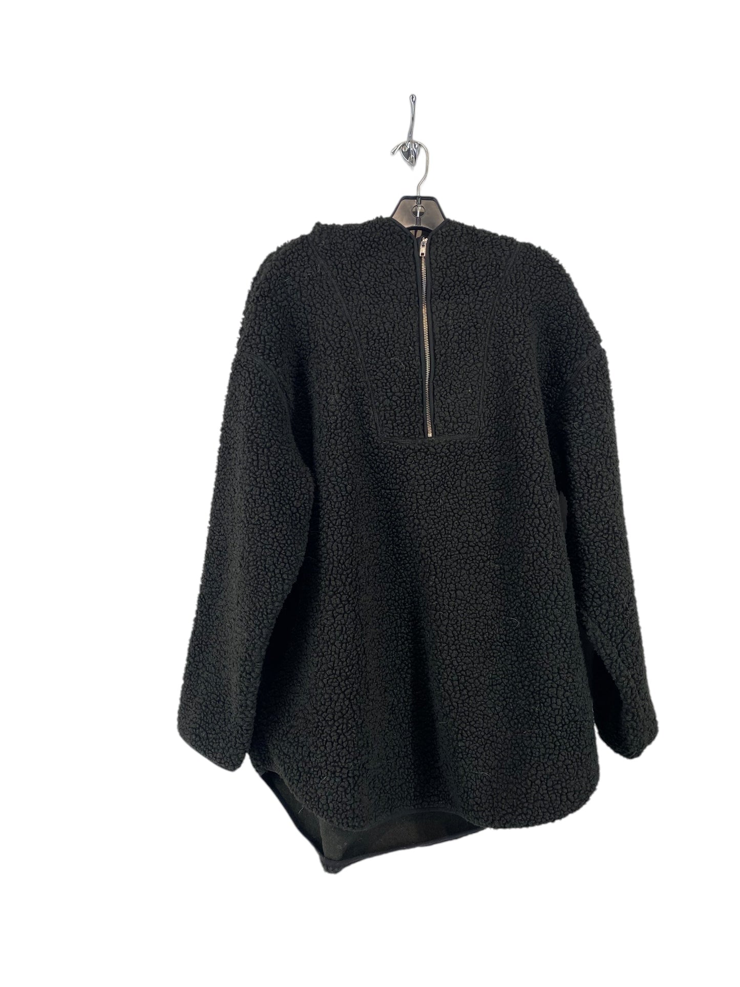 Jacket Fleece By H&m In Black, Size: M