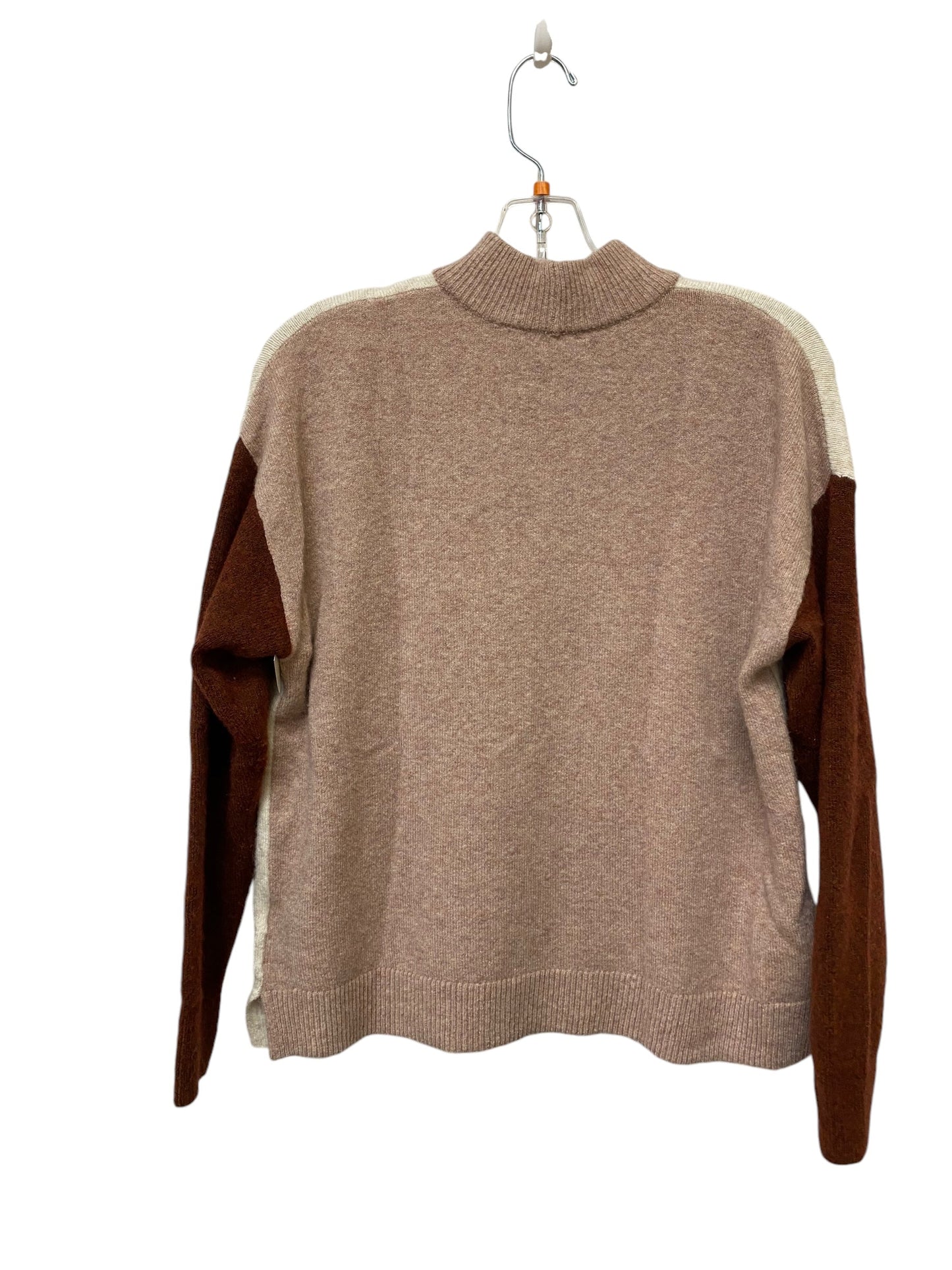 Sweater By Madewell In Brown & Tan, Size: M