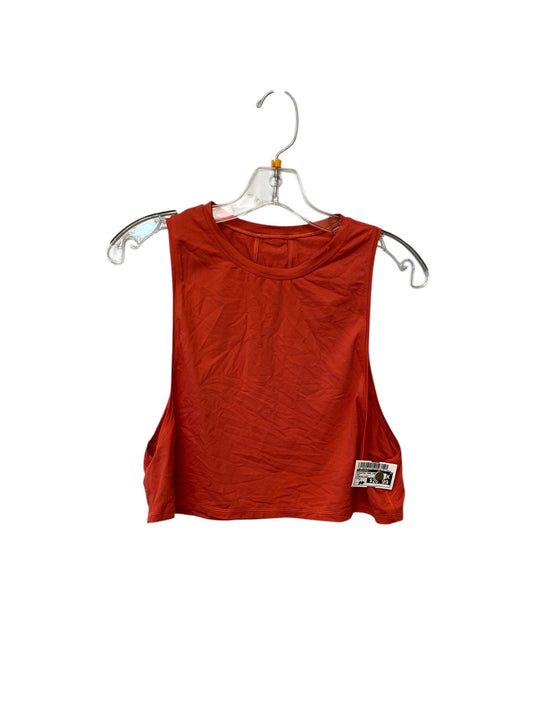 Athletic Tank Top By Lululemon In Red, Size: S