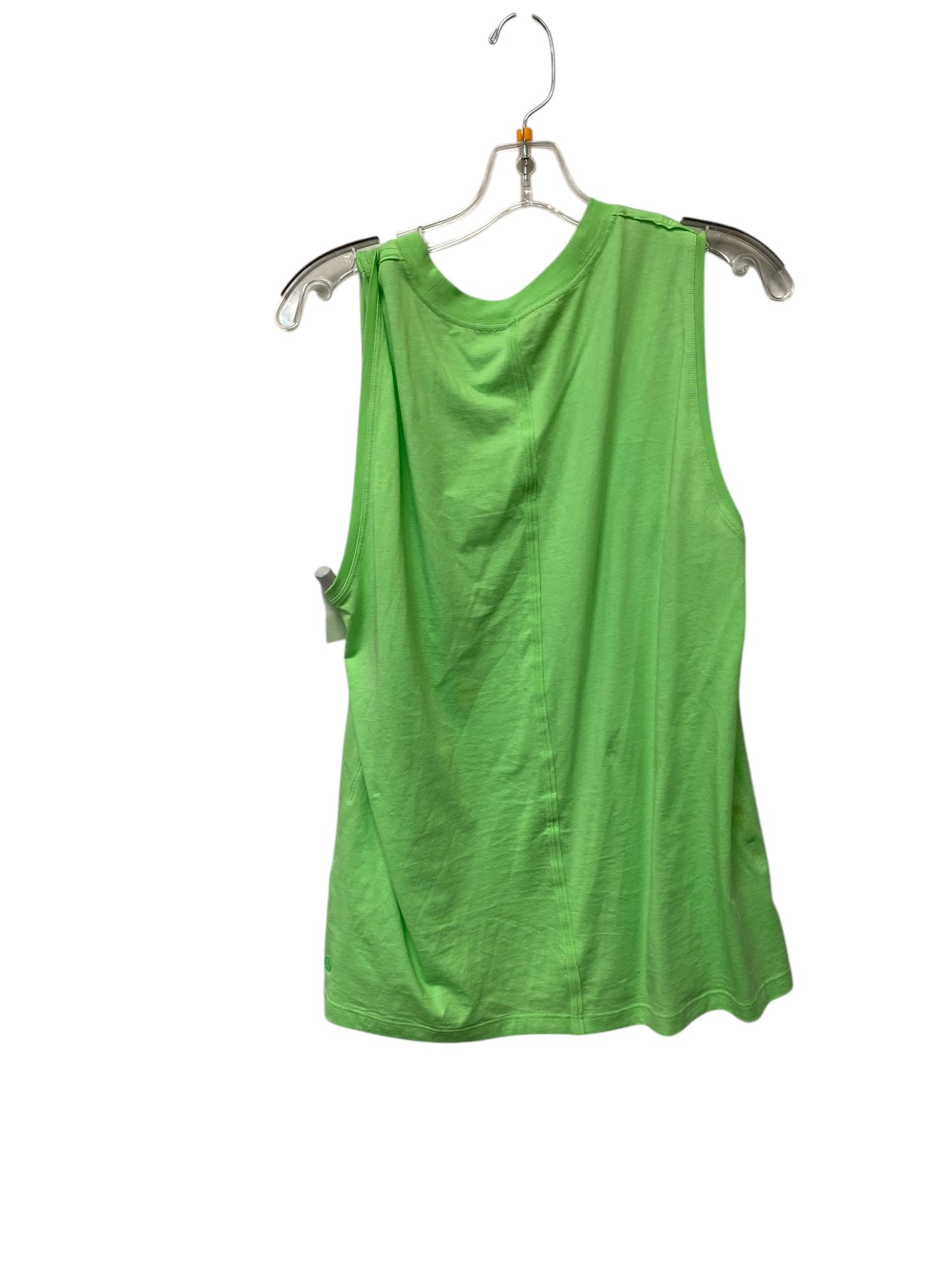 Athletic Tank Top By Lululemon In Green, Size: 8