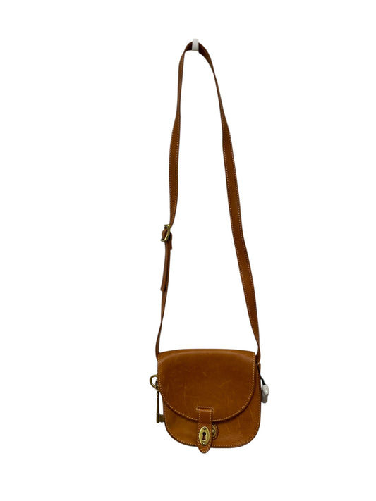 Crossbody Leather By Fossil, Size: Small