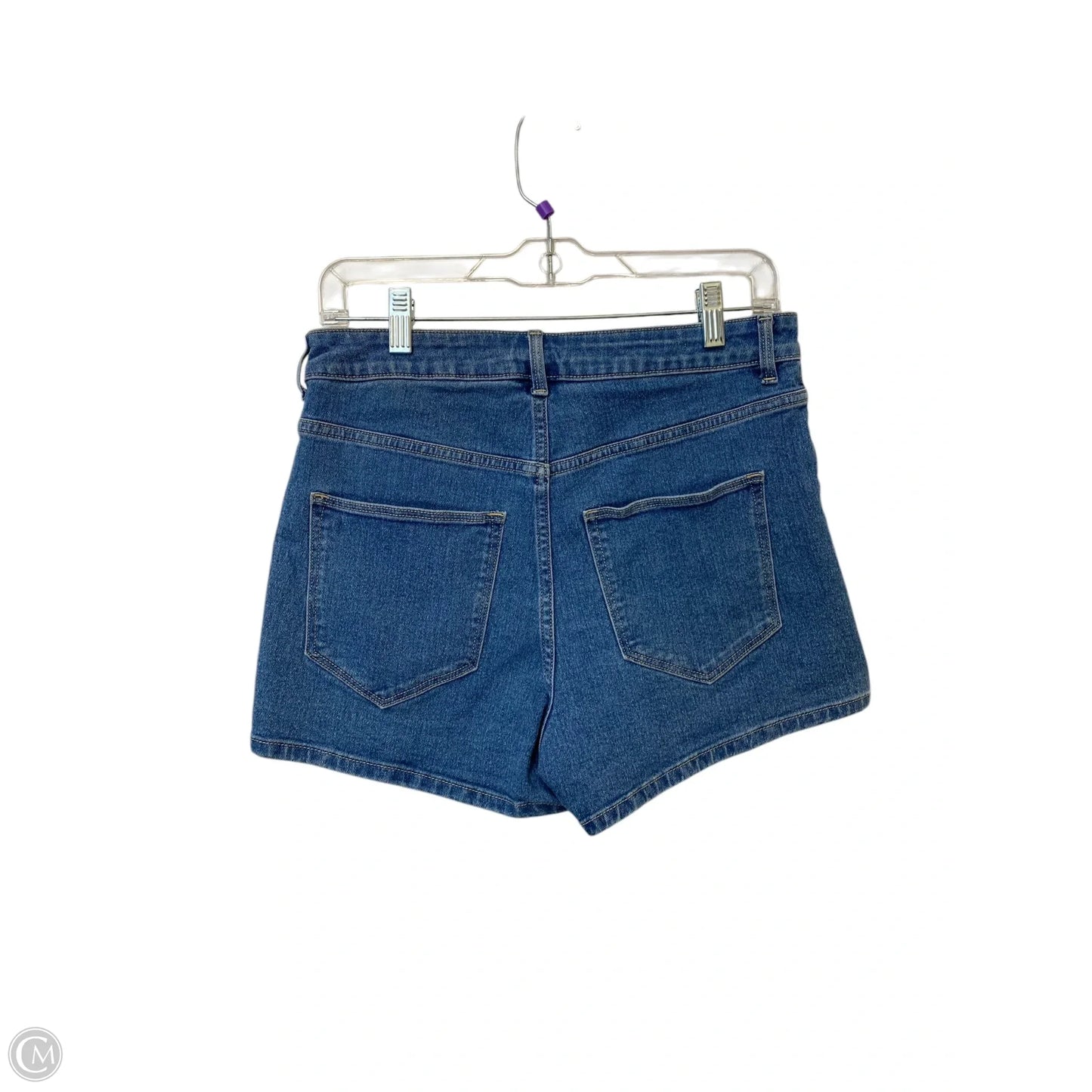 Shorts By H&m In Blue Denim, Size: 10
