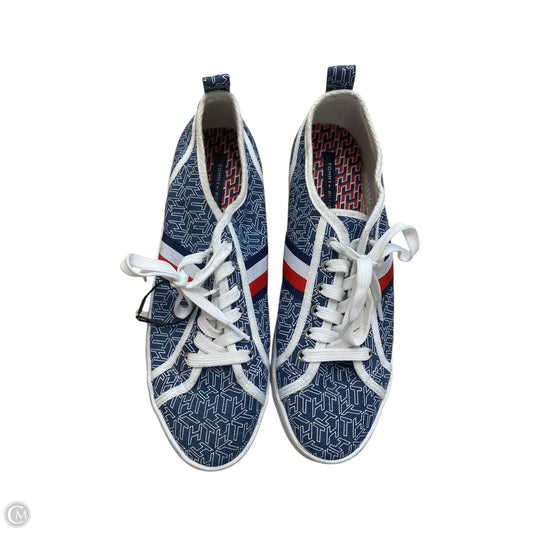 Shoes Sneakers Platform By Tommy Hilfiger In Blue & White, Size: 11