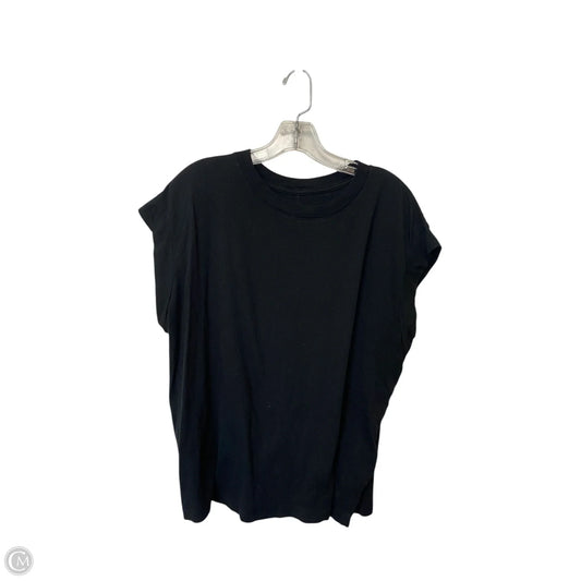 Top Short Sleeve Basic By A New Day In Black, Size: Xxl