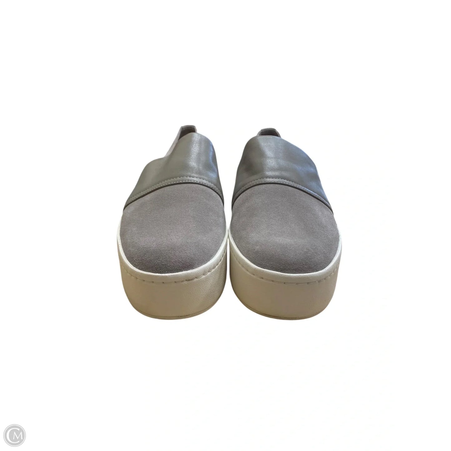 Shoes Flats By Vince In Grey, Size: 7.5
