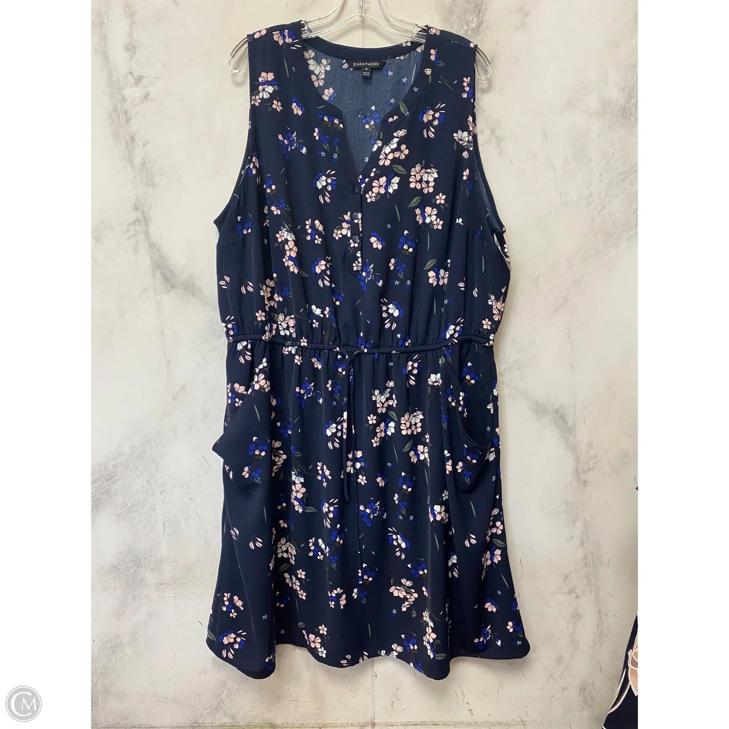 Dress Casual Midi By 41 Hawthorn In Floral Print, Size: 3x