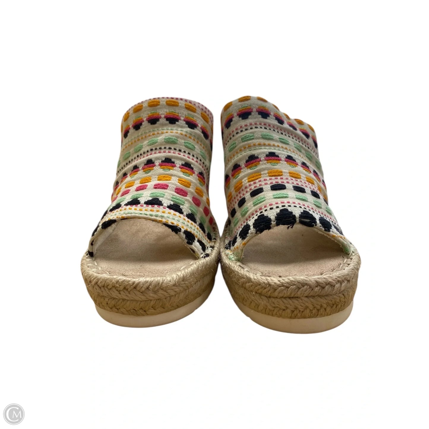Shoes Heels Wedge By Toms In Multi-colored, Size: 6.5