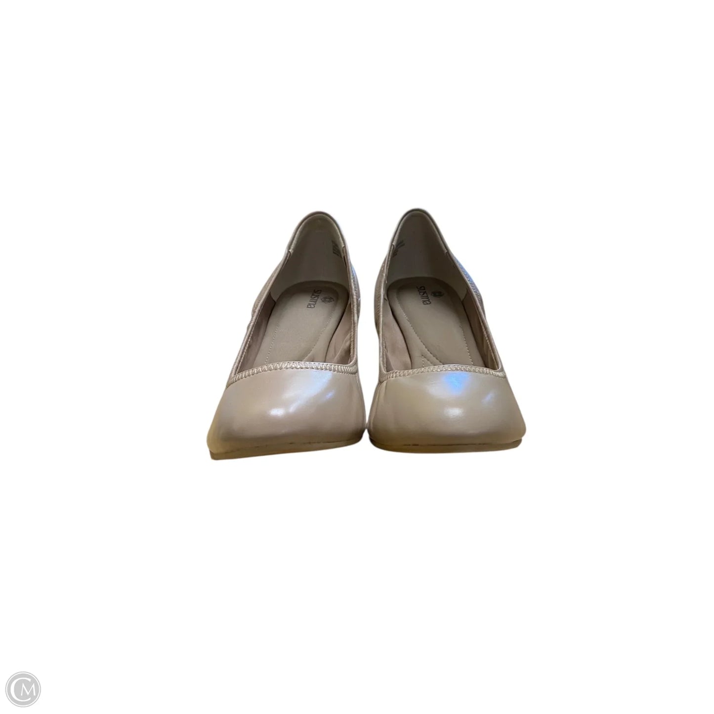 Shoes Heels Wedge By Susina In Beige, Size: 9.5