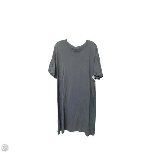 Dress Casual Midi By Time And Tru In Grey, Size: Xl