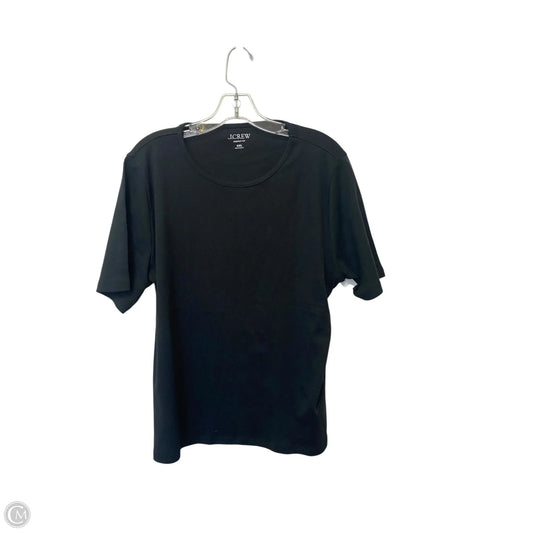 Top Short Sleeve Basic By J. Crew In Black, Size: Xxl