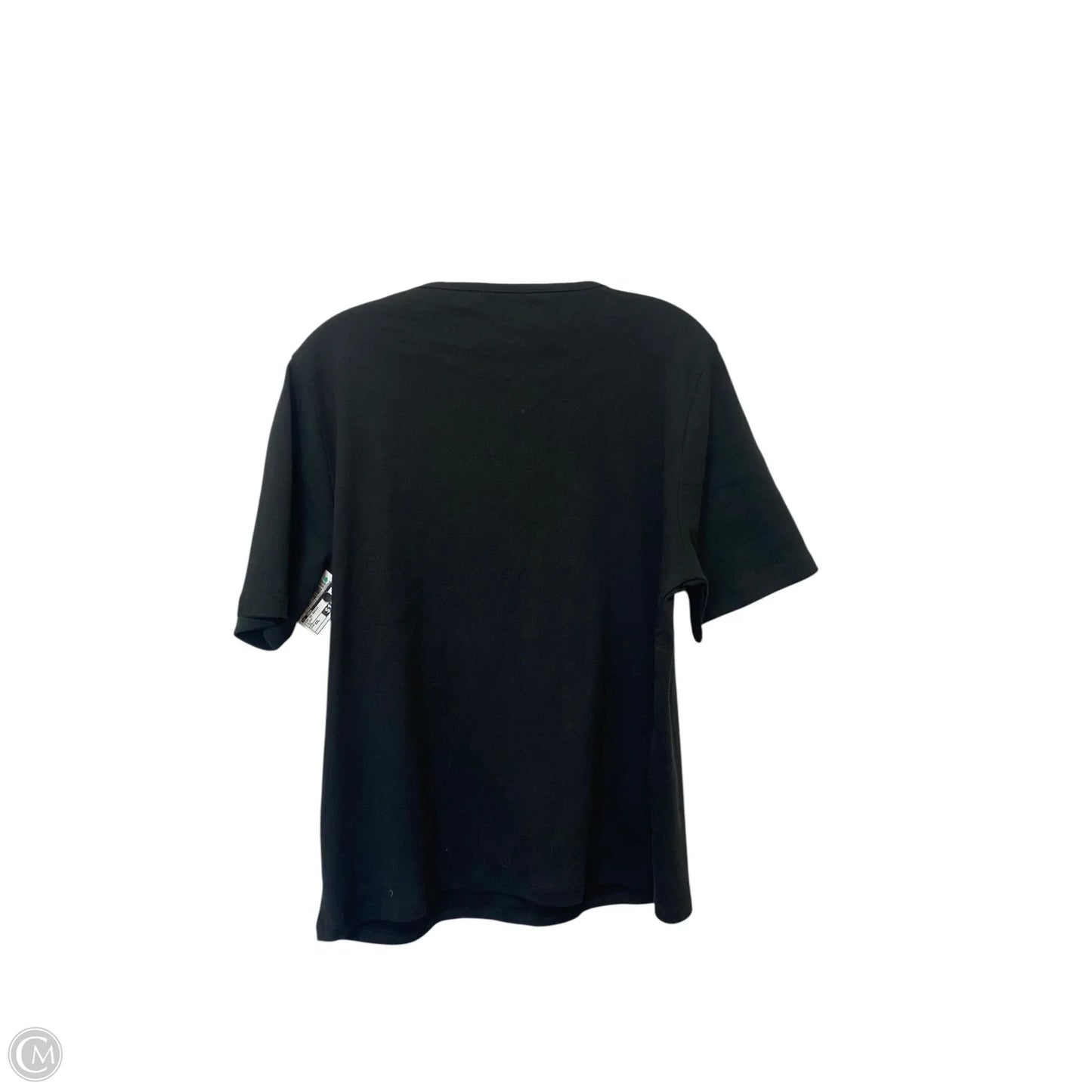 Top Short Sleeve Basic By J. Crew In Black, Size: Xxl