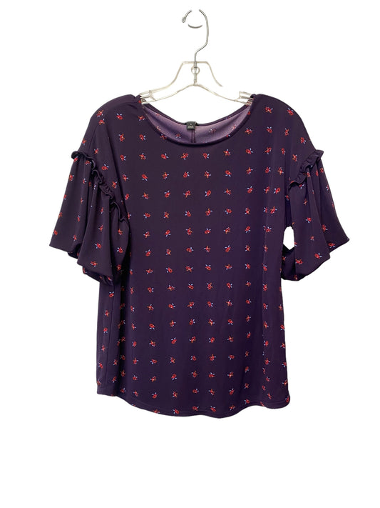 Purple Top Short Sleeve Ann Taylor, Size M