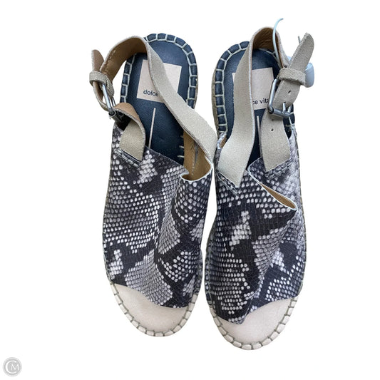 Shoes Heels Platform By Dolce Vita In Snakeskin Print, Size: 9.5