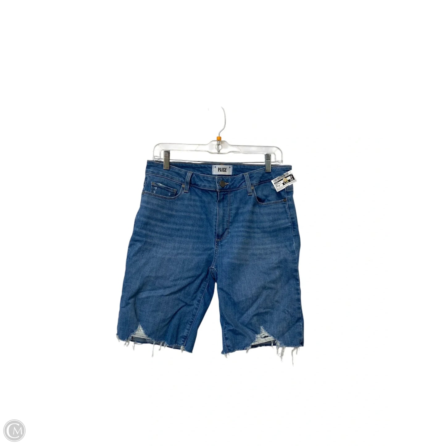 Shorts By Paige In Blue Denim, Size: 30