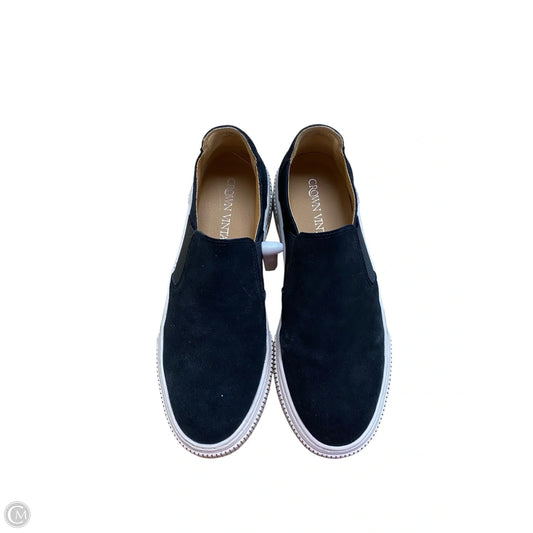 Shoes Sneakers Platform By Crown Vintage In Black, Size: 8.5