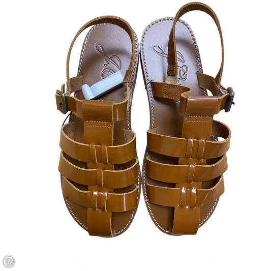 Sandals Flats By J. Crew In Brown, Size: 9