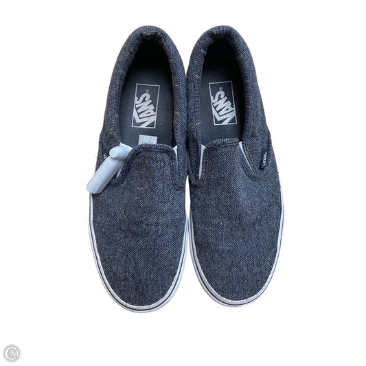 Shoes Flats By Vans In Grey, Size: 9