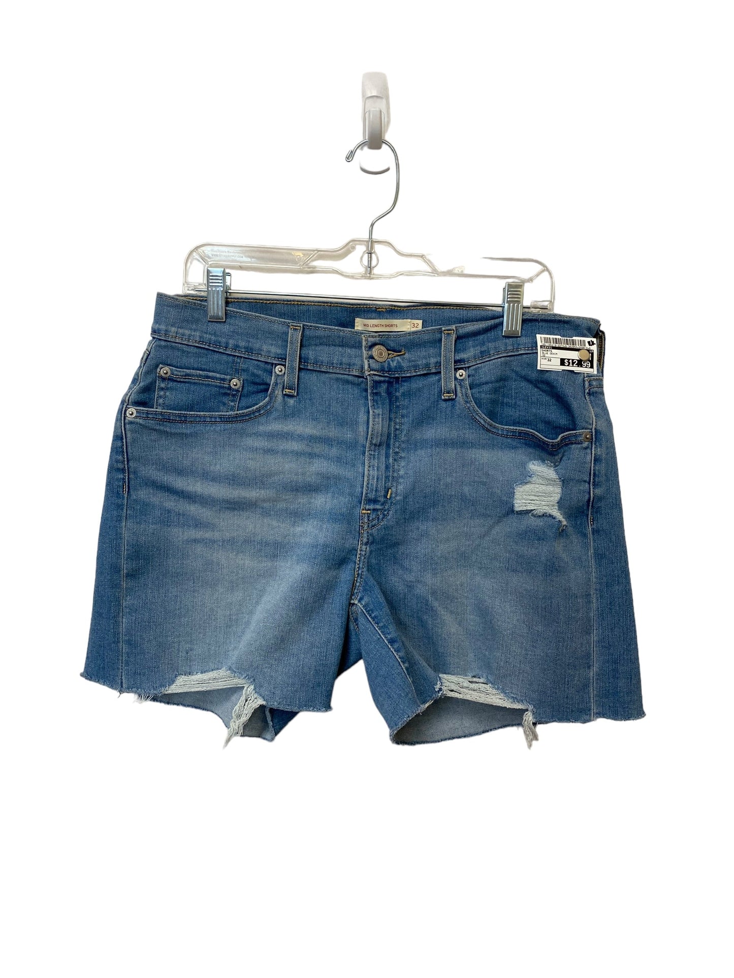 Shorts By Levis In Blue Denim, Size: 32