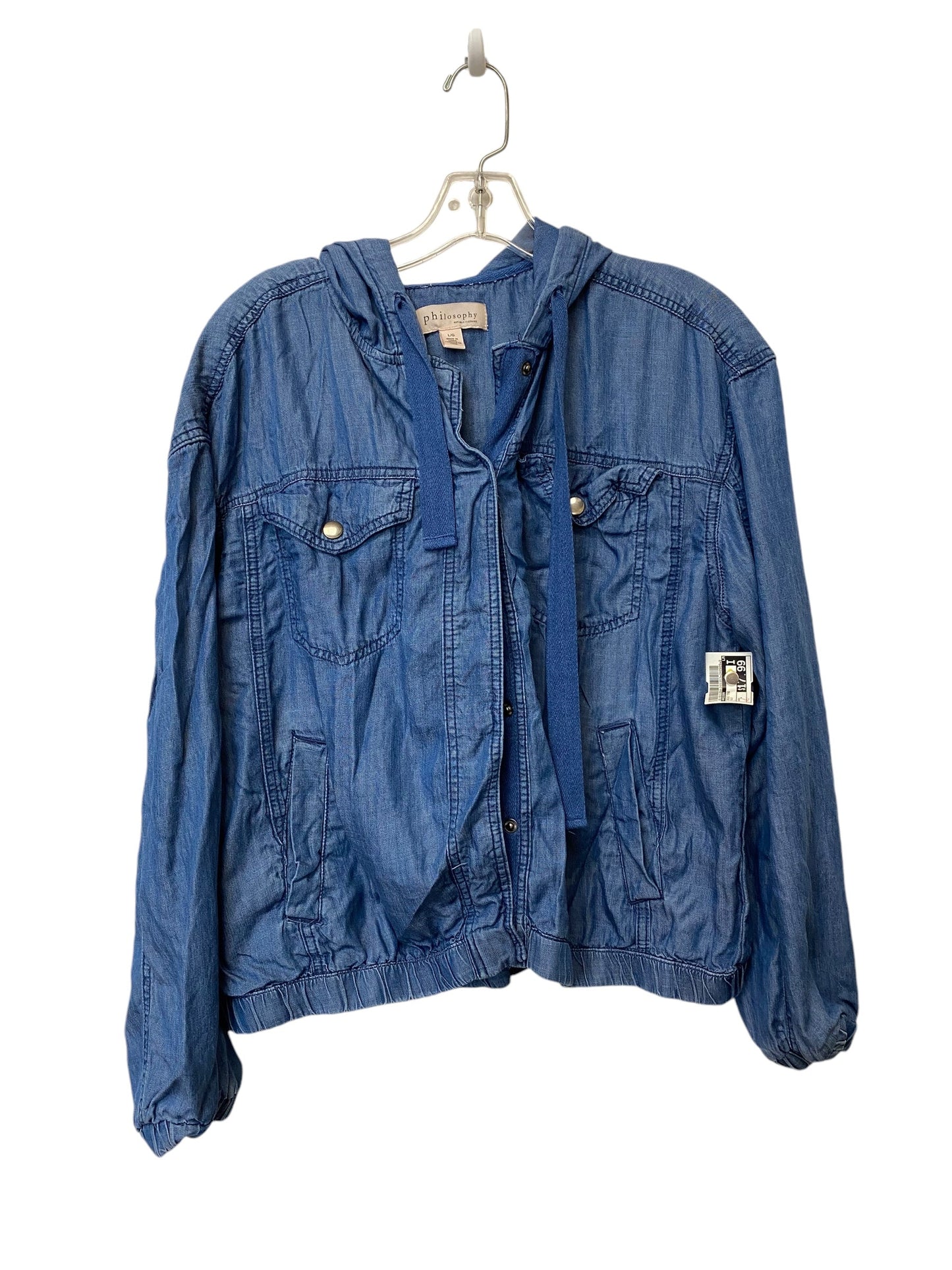 Jacket Other By Philosophy In Blue, Size: L