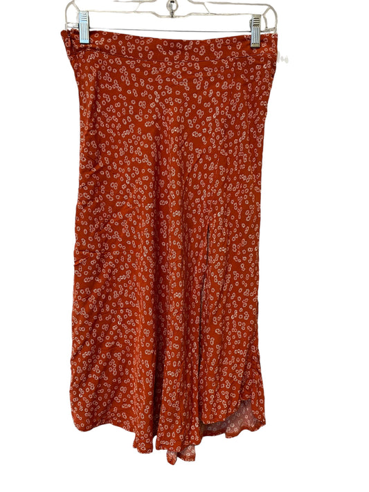 Skirt Maxi By Clothes Mentor In Orange, Size: S