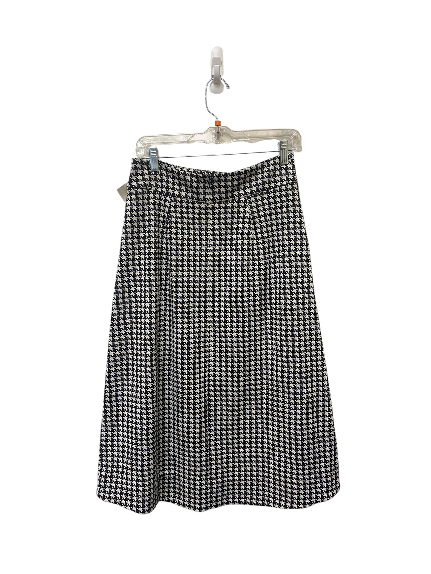 Skirt Maxi By Cabi In Black & White, Size: 4