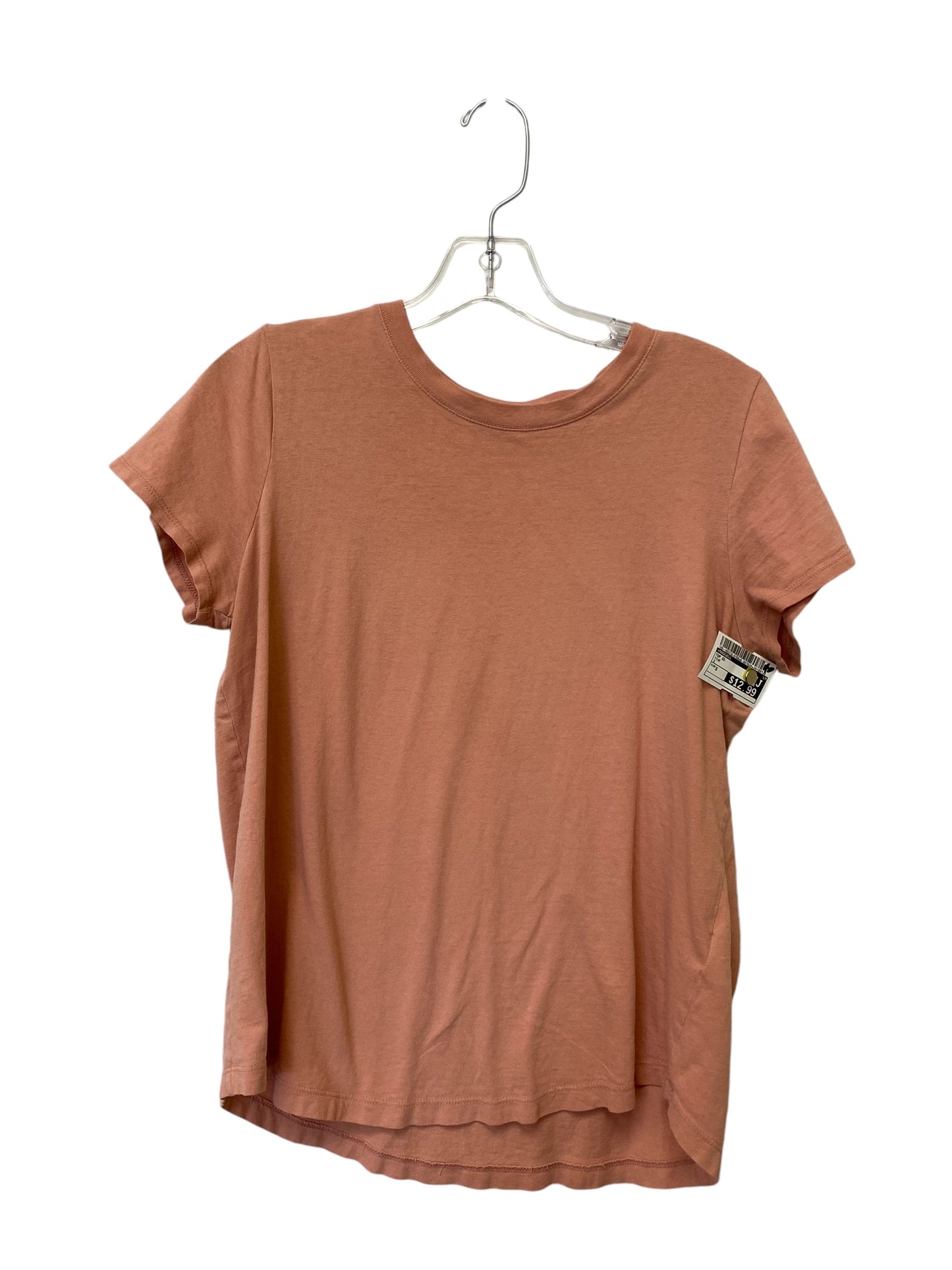 Top Short Sleeve By Madewell In Pink, Size: S