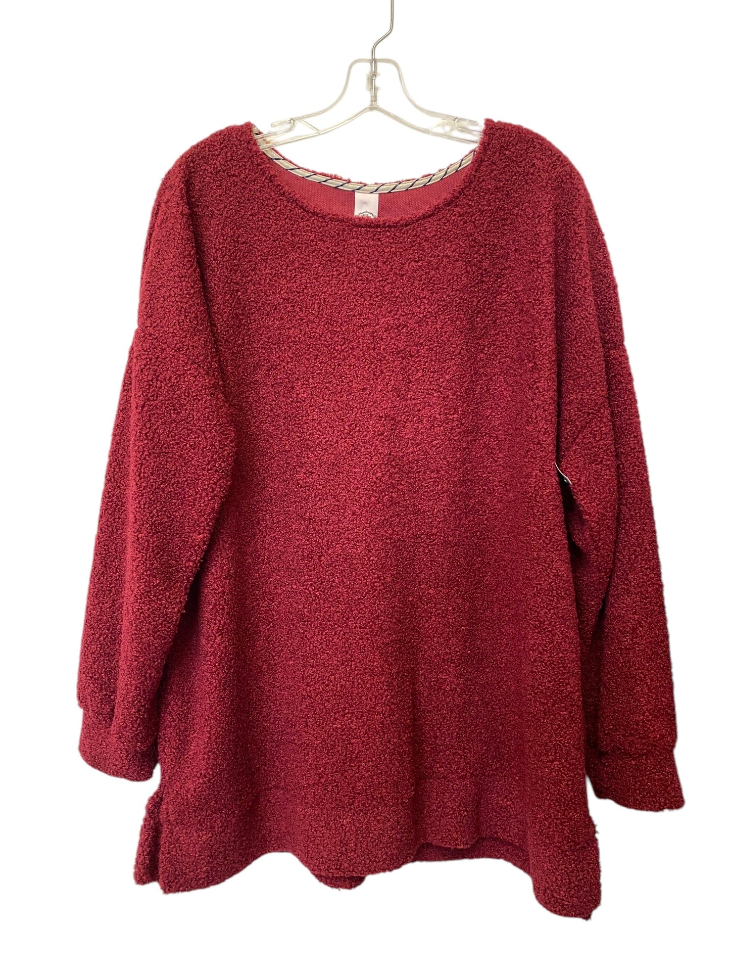 Sweater By Clothes Mentor In Red, Size: 2x